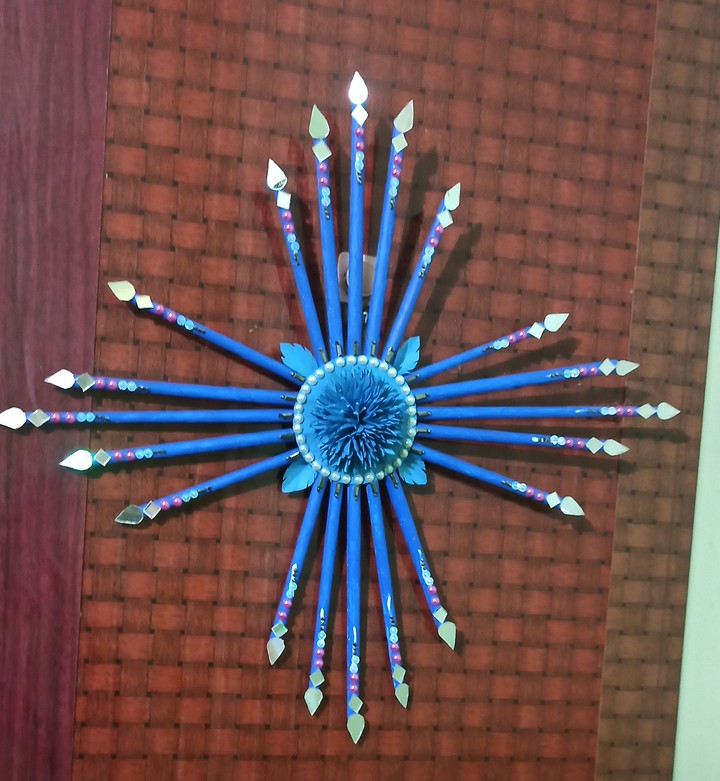 My craft  work -  paper  wall hanging
