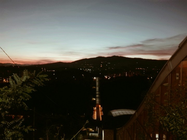 sunset in Mountain