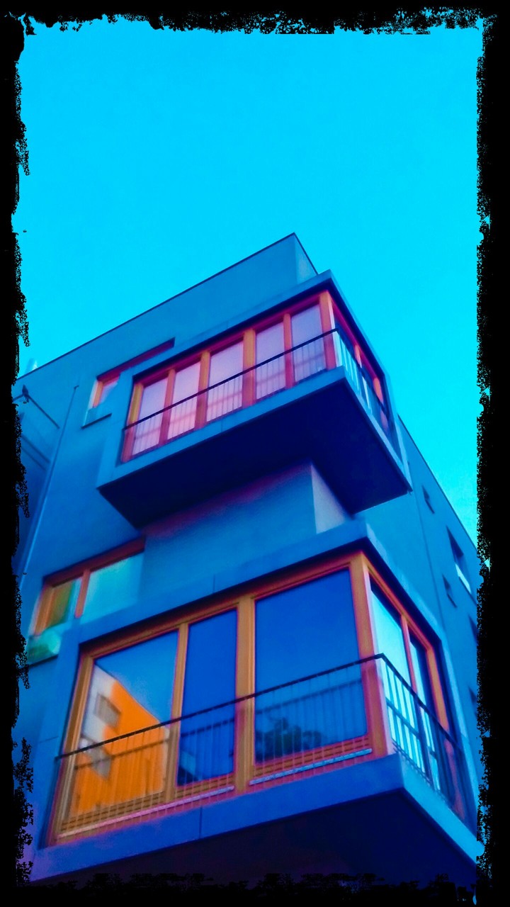 boxes in blue