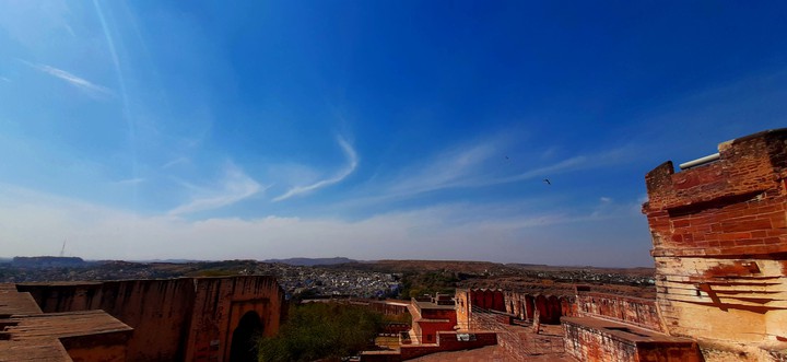 blue city under blue sky
