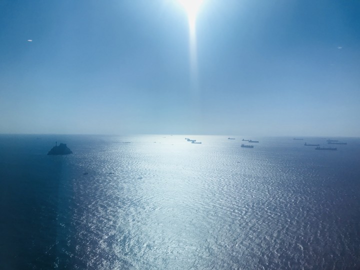 the horizon