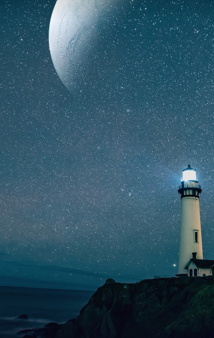 el cielo estrellado