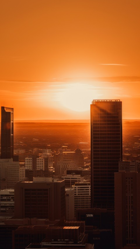 шпалери dusk, Skyscraper