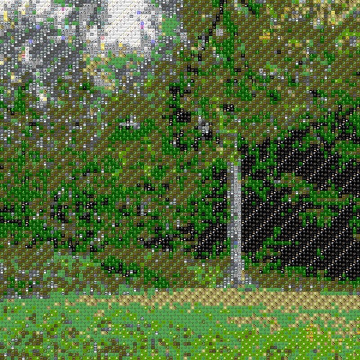 outside
