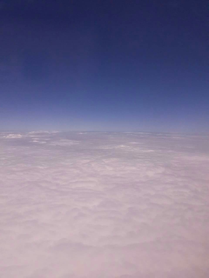 View from the plane.