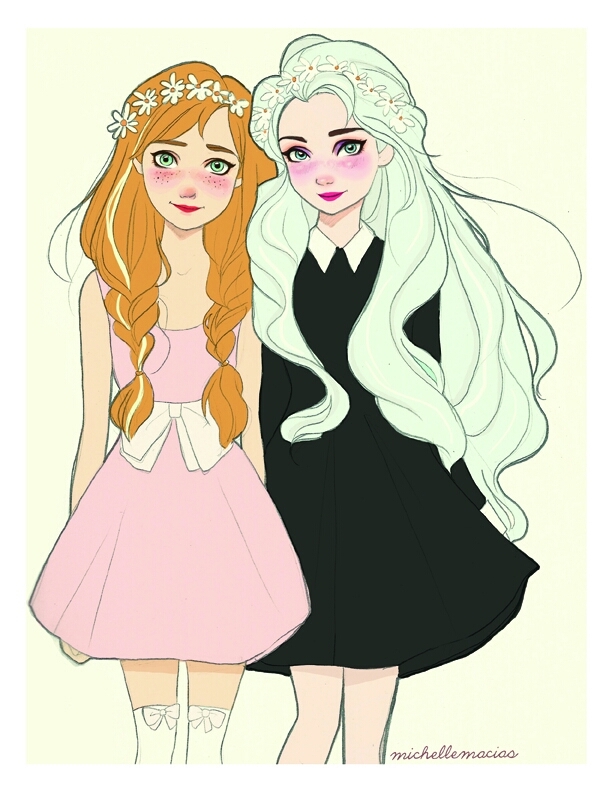 Anna and Elsa
