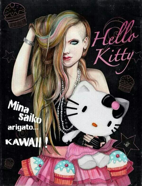 AVRIL ♡ HELLO KITTY