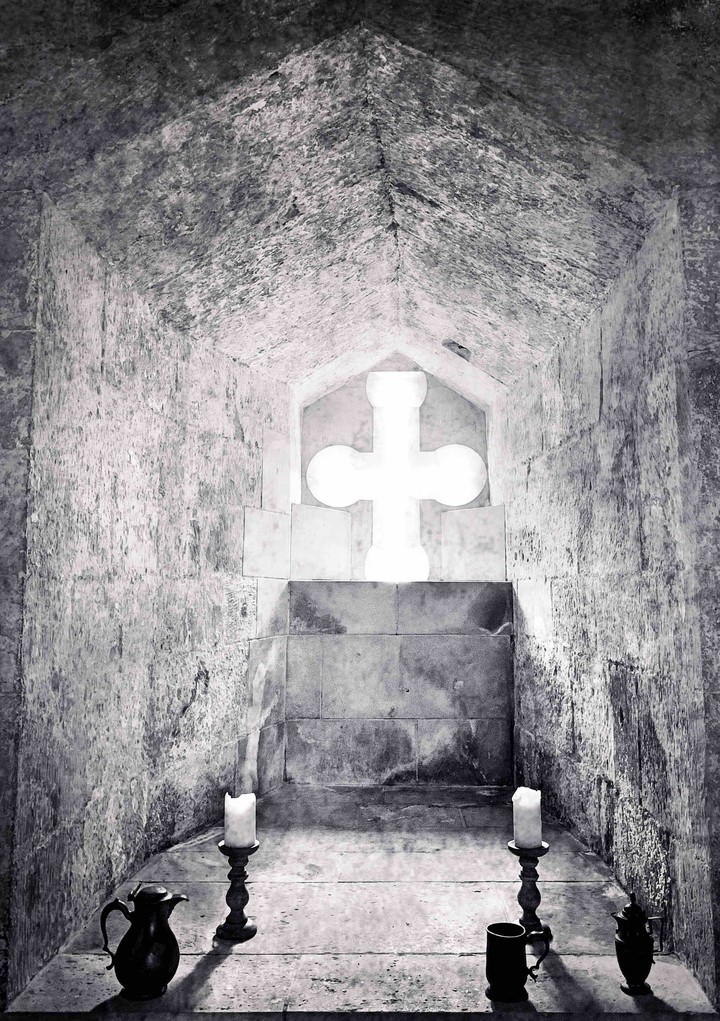 Portland Castle B&W
