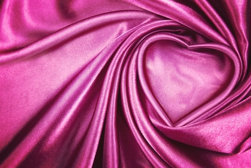 Pink Silk Heart