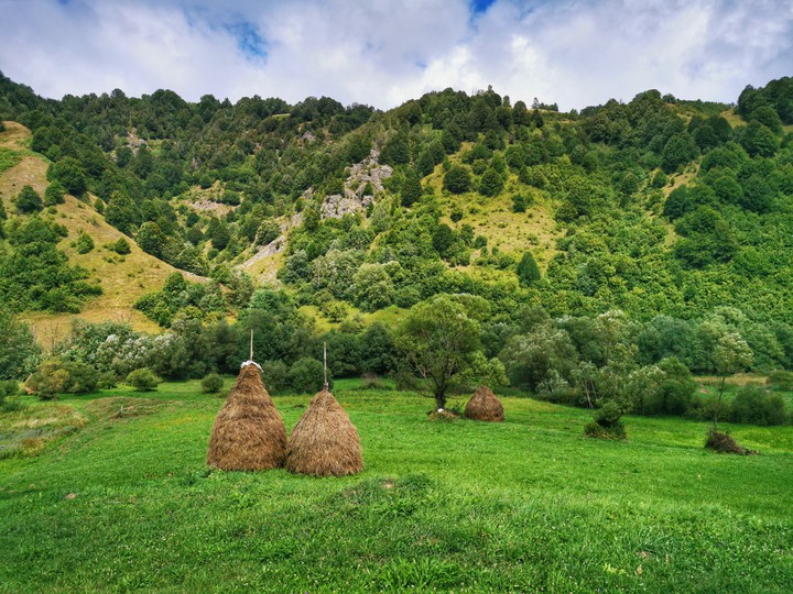 rural landscape in Eastern Europe