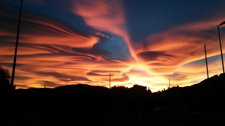 sunset in Verbania
