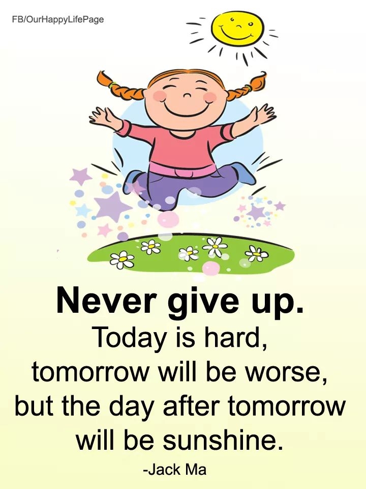 Never Give up