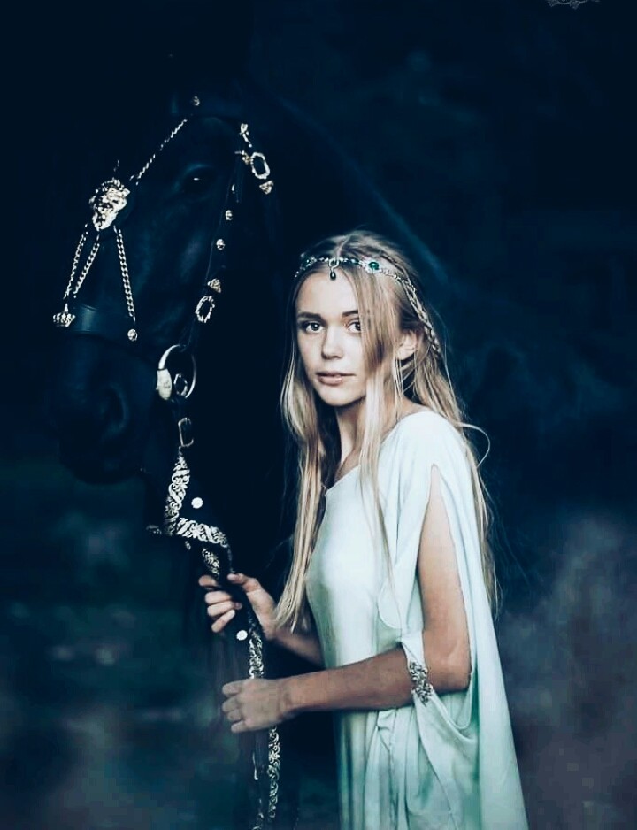 Elf and horse