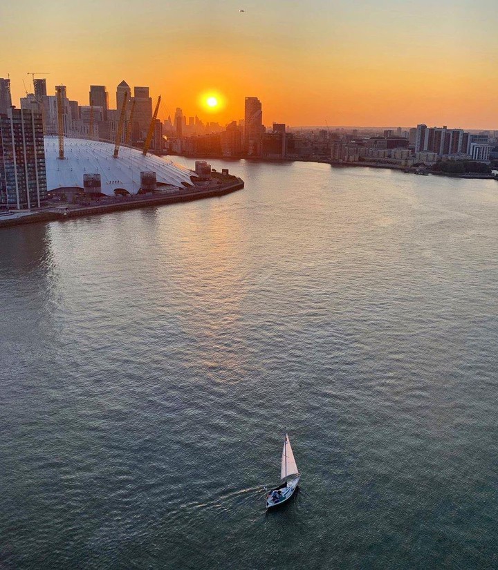 Sunset Over O2