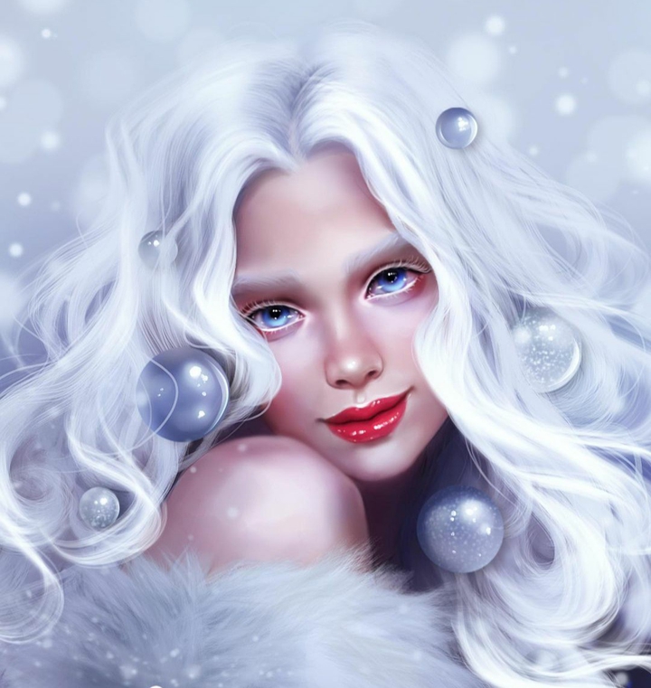 Bubble Winter Girl....