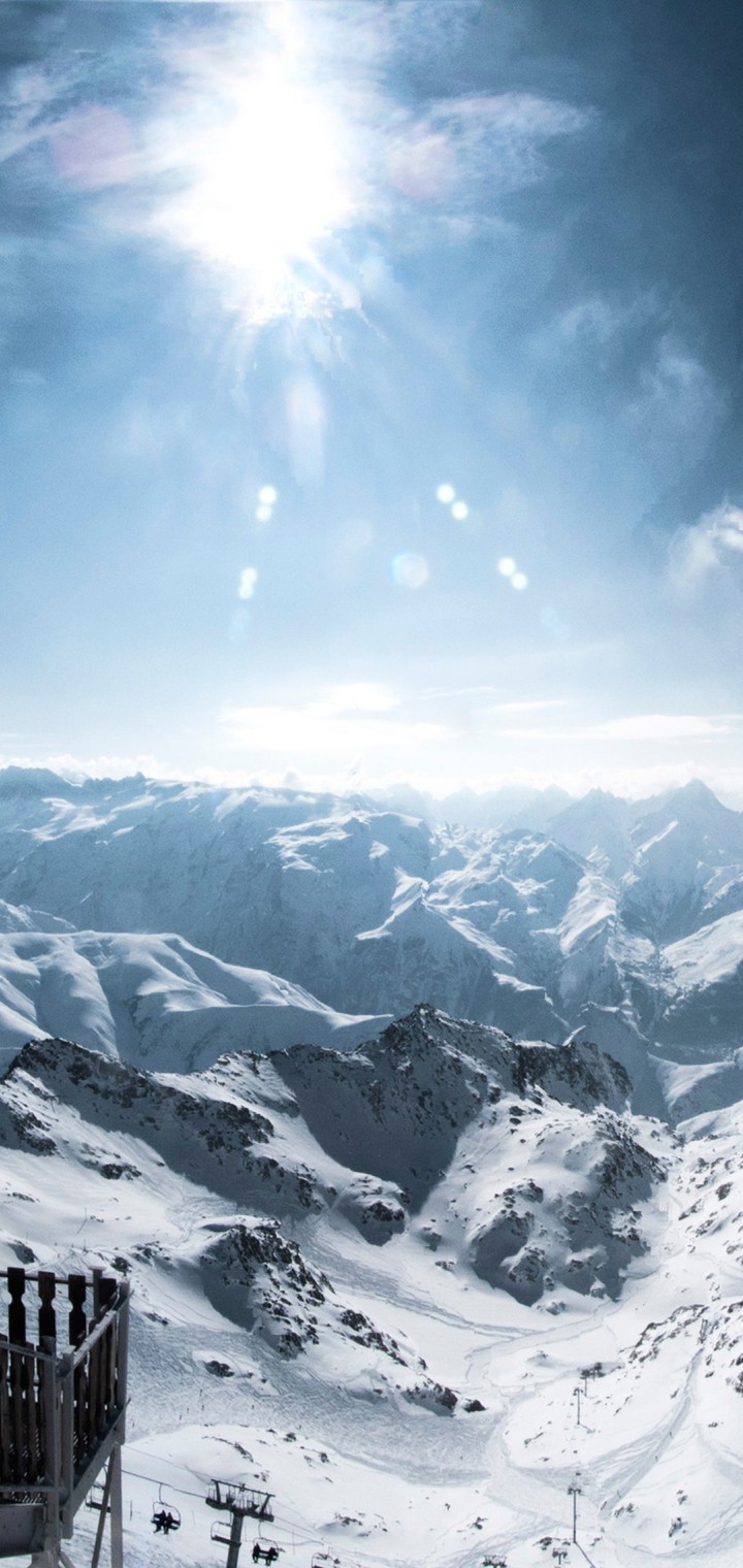 The mountains