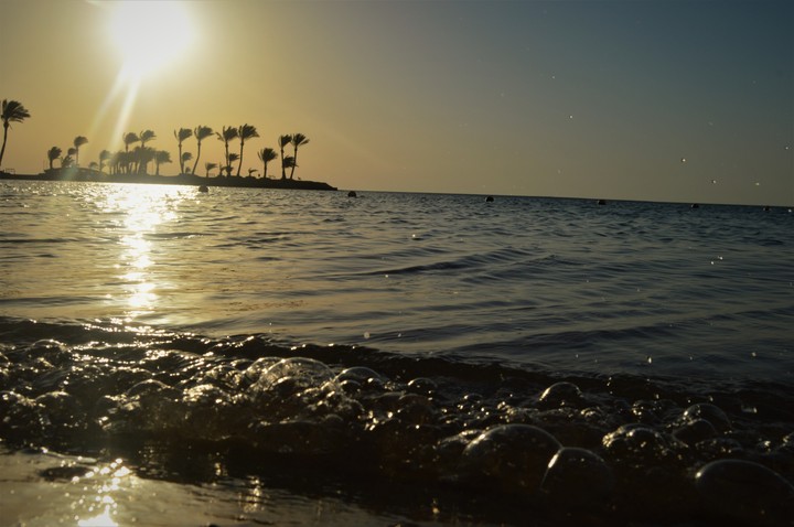 perfect shot of the waves