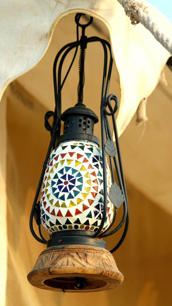 Decorated Lamp