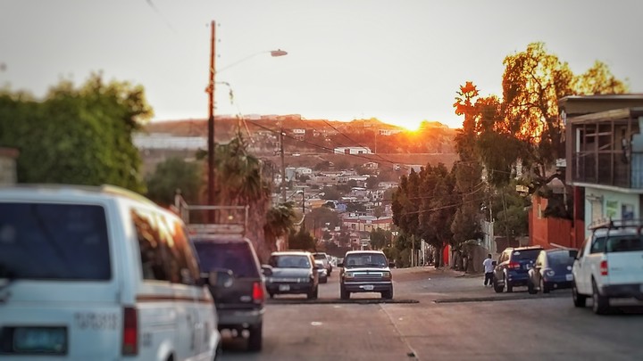 Atardecer en Tijuana