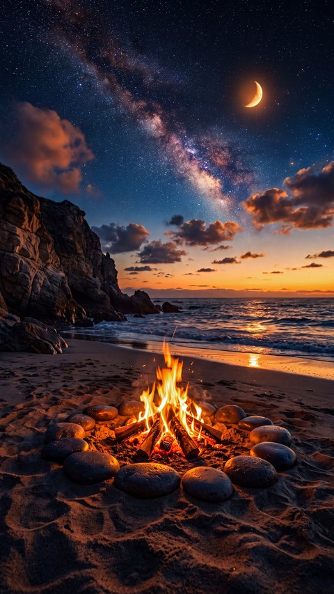 Rock, dusk wallpapers