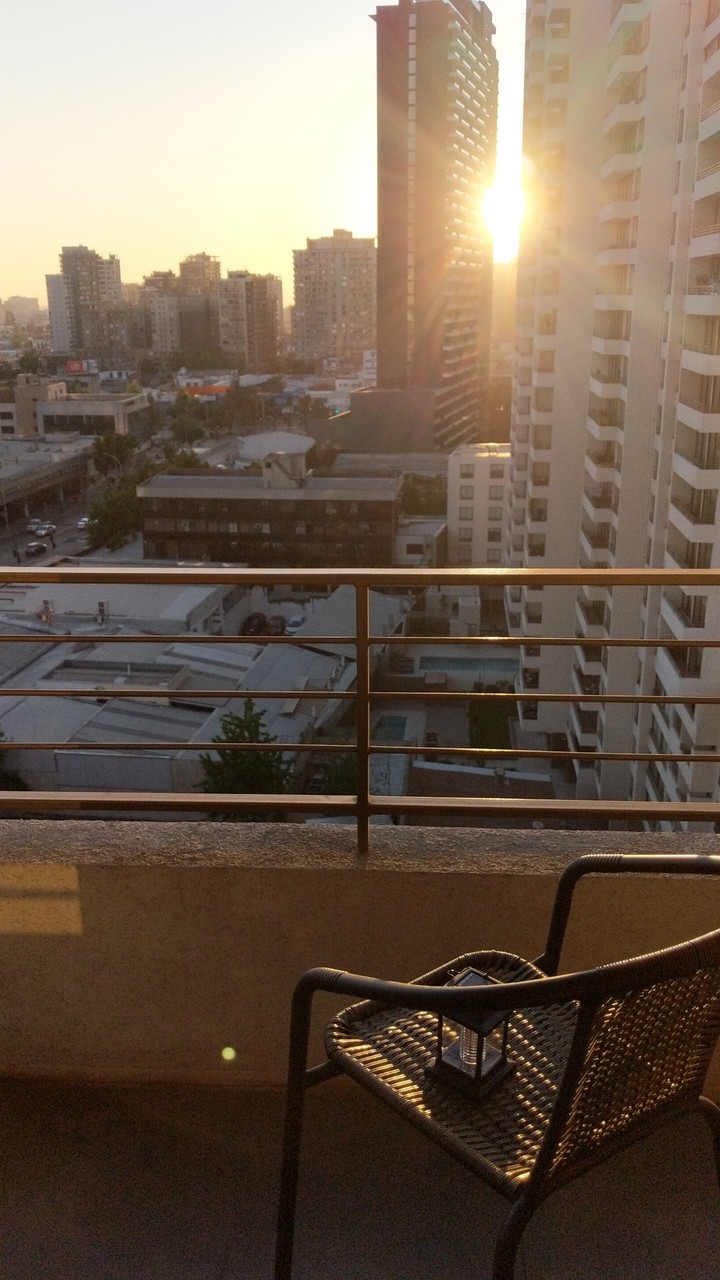 sunset in my balcony