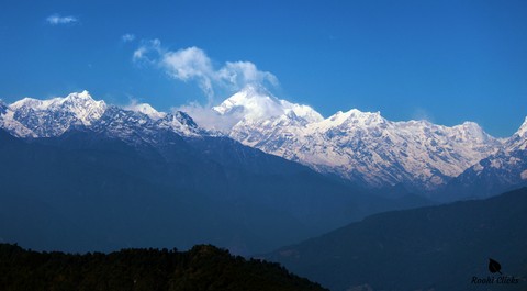 snow capped mountain