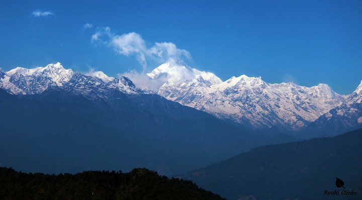 snow capped mountain