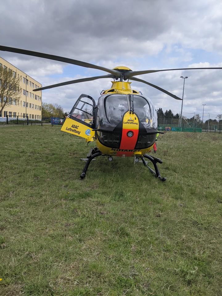ADAC Helikopter in Falkensee
