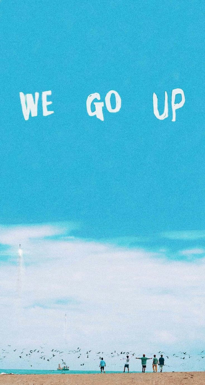 We go up