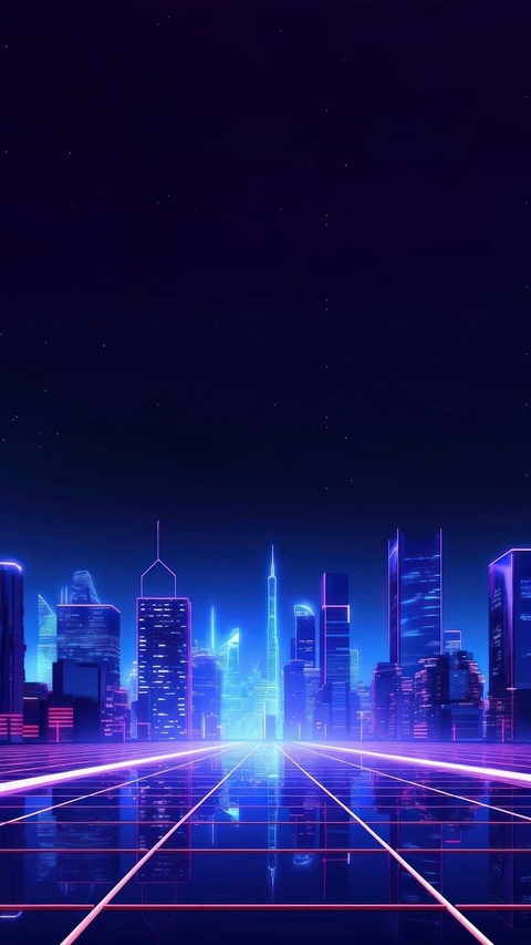 Skyscraper, 夜景桌布