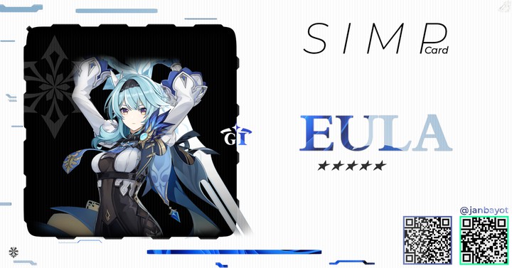 Genshin Impact / Eula simp card
