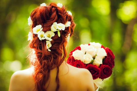 bride, flower achtergronden