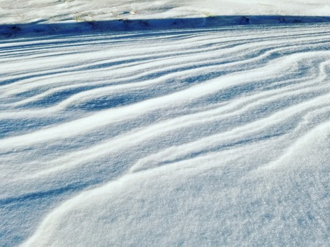 Snow drifts