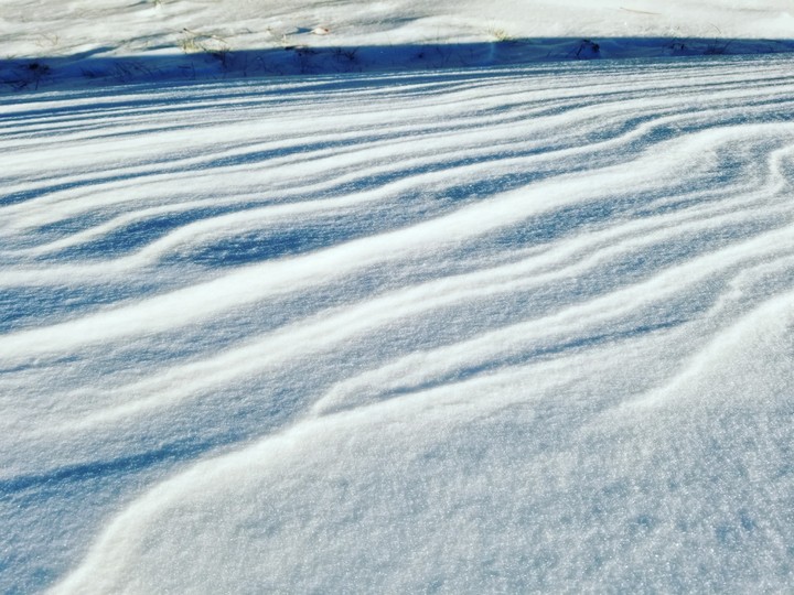 Snow drifts