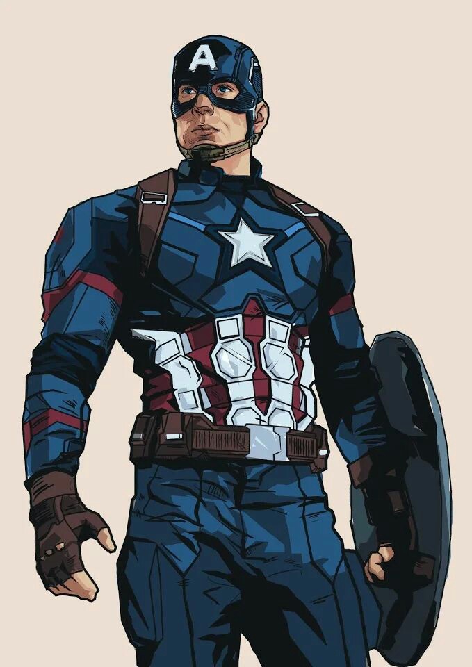 Animated Captain America - Chris Evans 4K