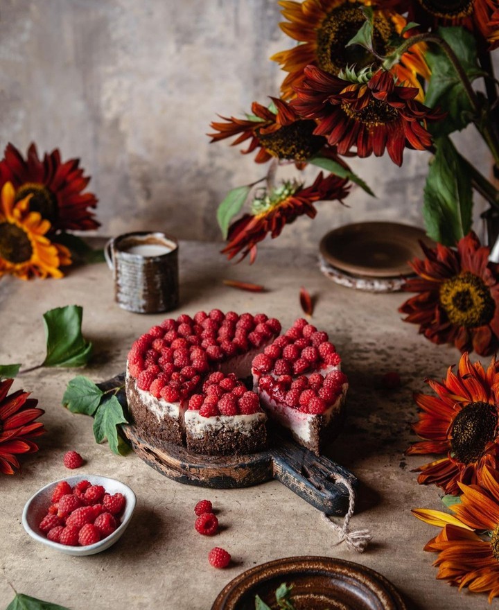 raspberry cake ...