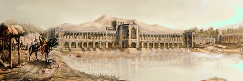 the khaju bridge