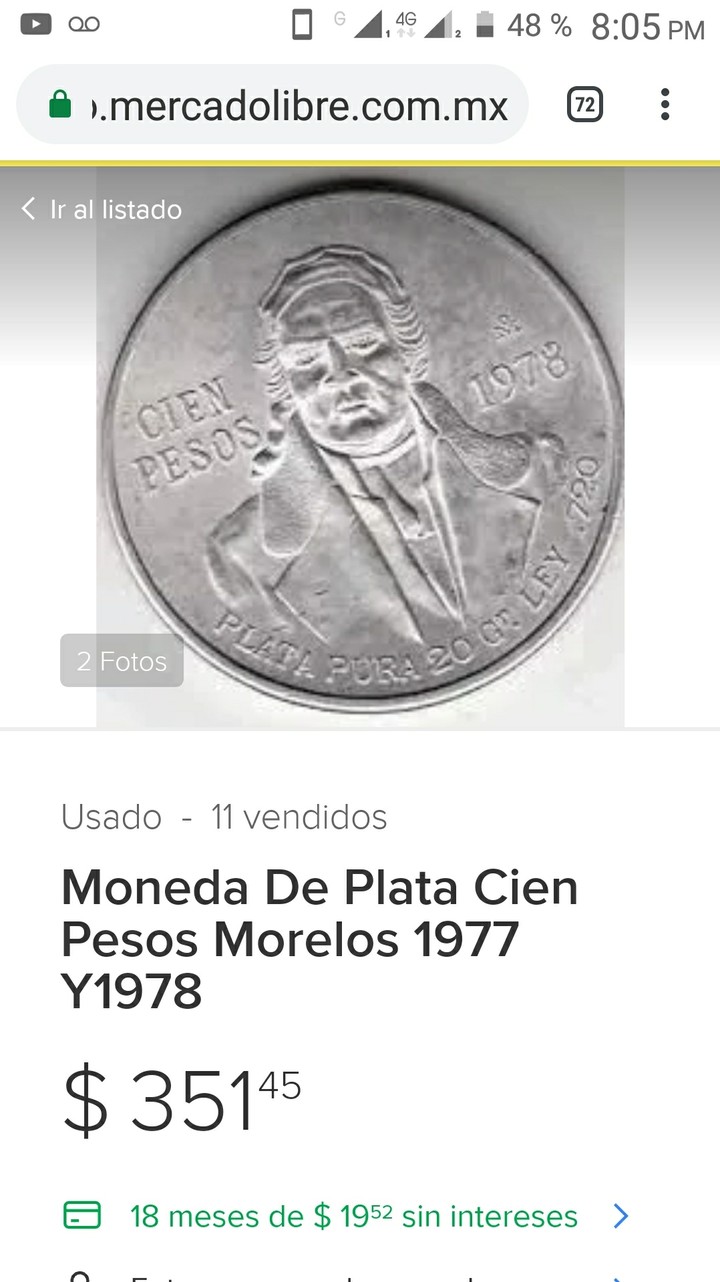 moneda de plata