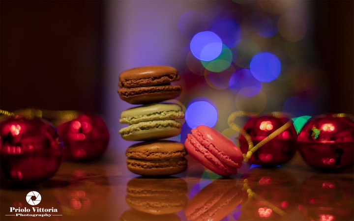 Macarons christmas