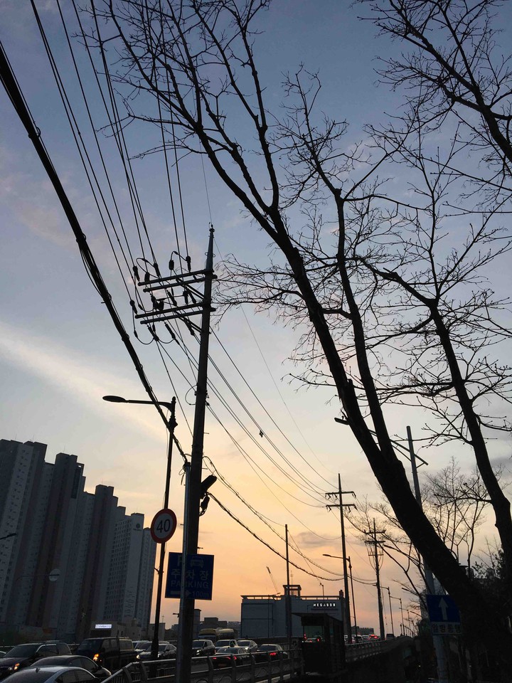 퇴근길에서