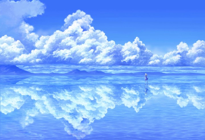 reflected mirror