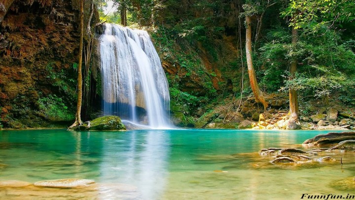Natural waterfall