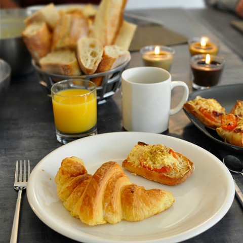 croissant, dish wallpapers