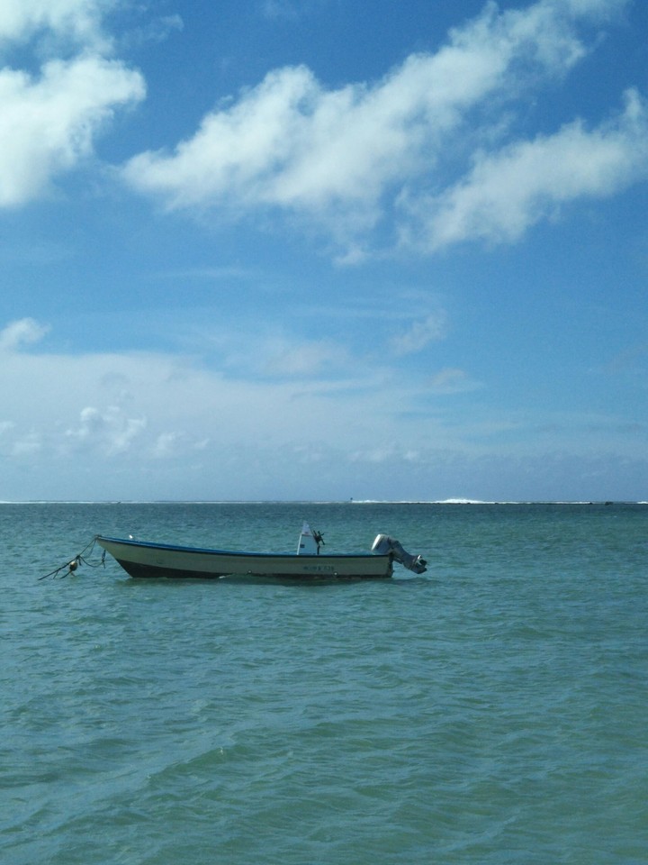 ボートと海