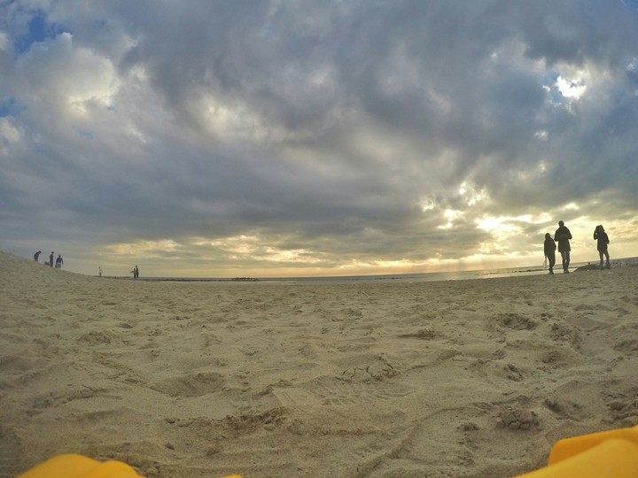 Beach on The sunset