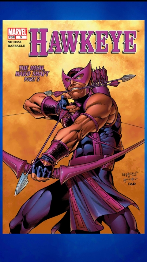 Marvel HQ Hawkeye (Gavião arqueiro) #5 edição