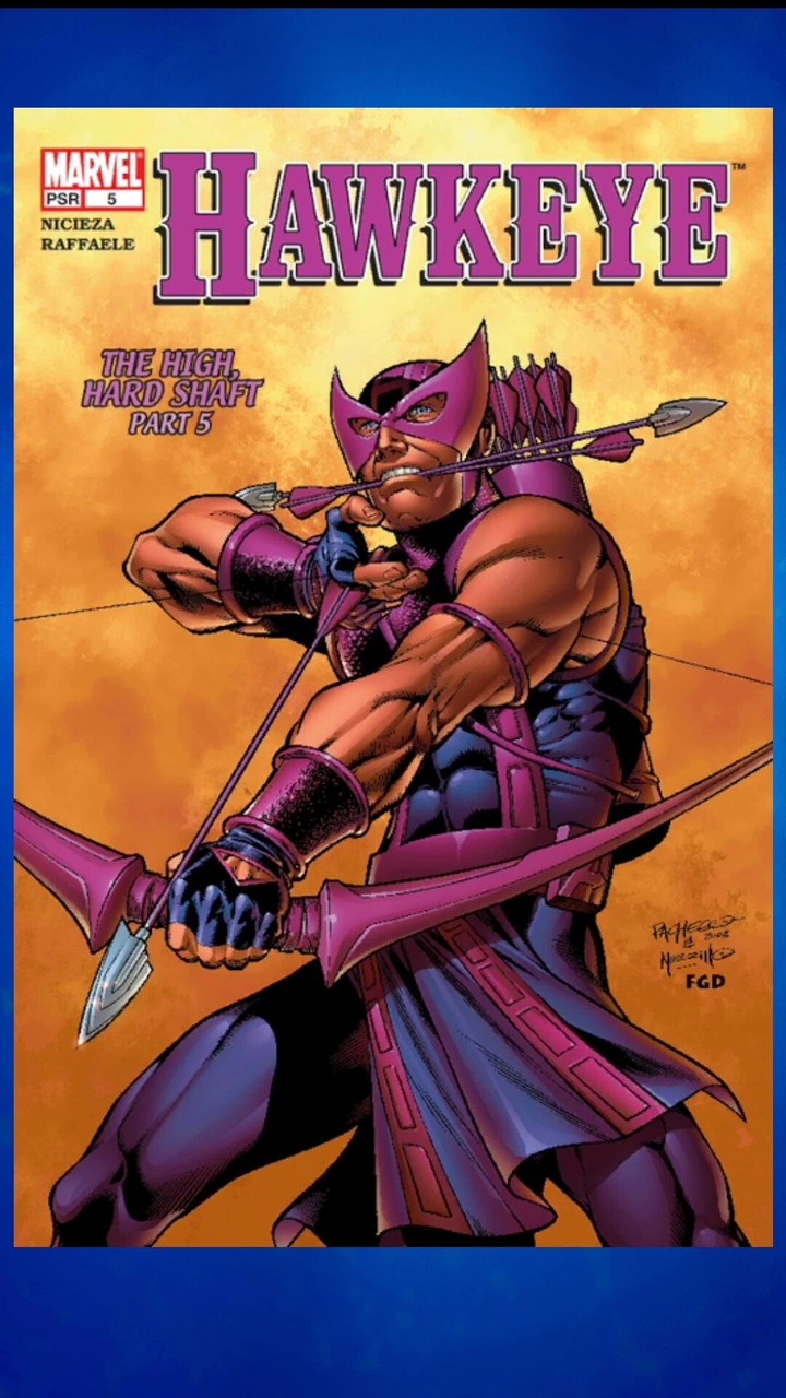 Marvel HQ Hawkeye (Gavião arqueiro) #5 edição