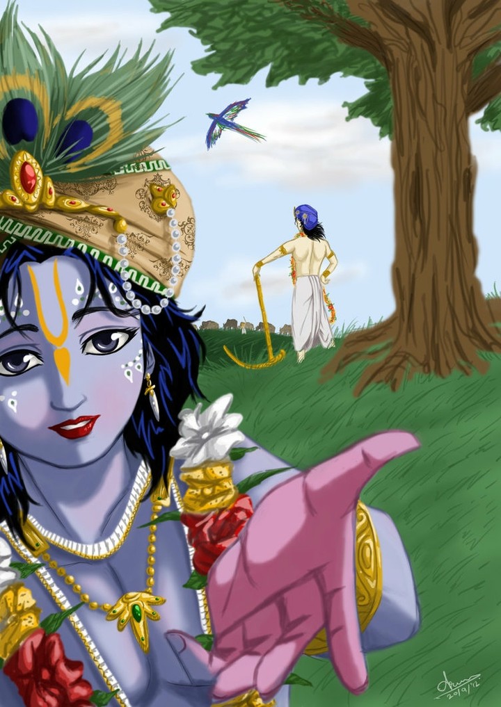 krishna art