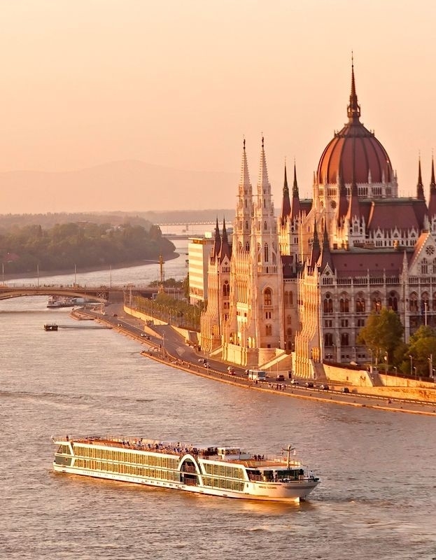 boat in a city
