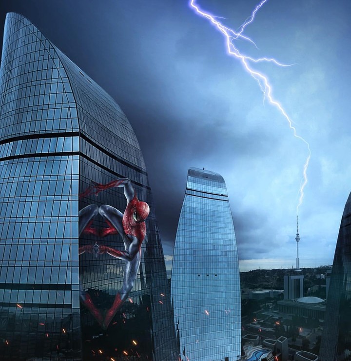 Flame Towers&Spiderman